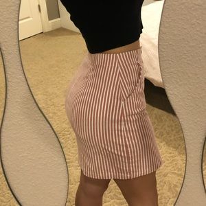 STRIPE SKIRT - HOLLISTER